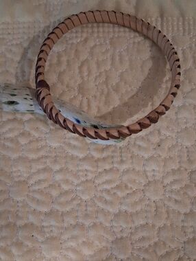 Handwoven Tan Wrap Bracelet